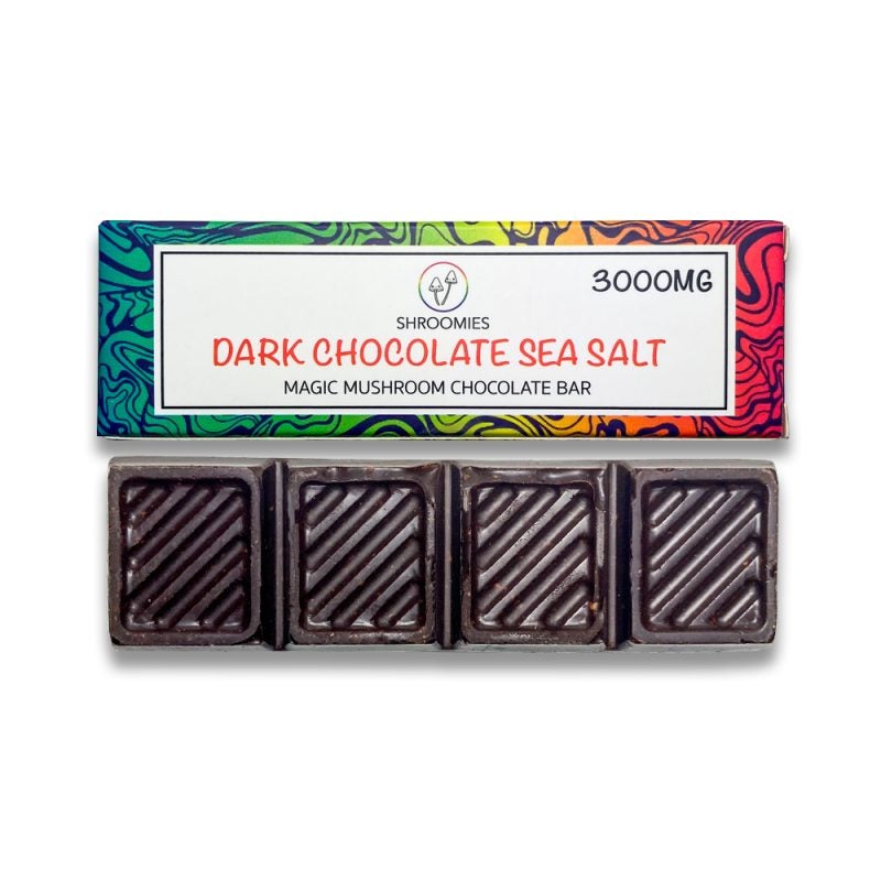 Shroomies Sea Salt Dark Chocolate Bar 3000mg