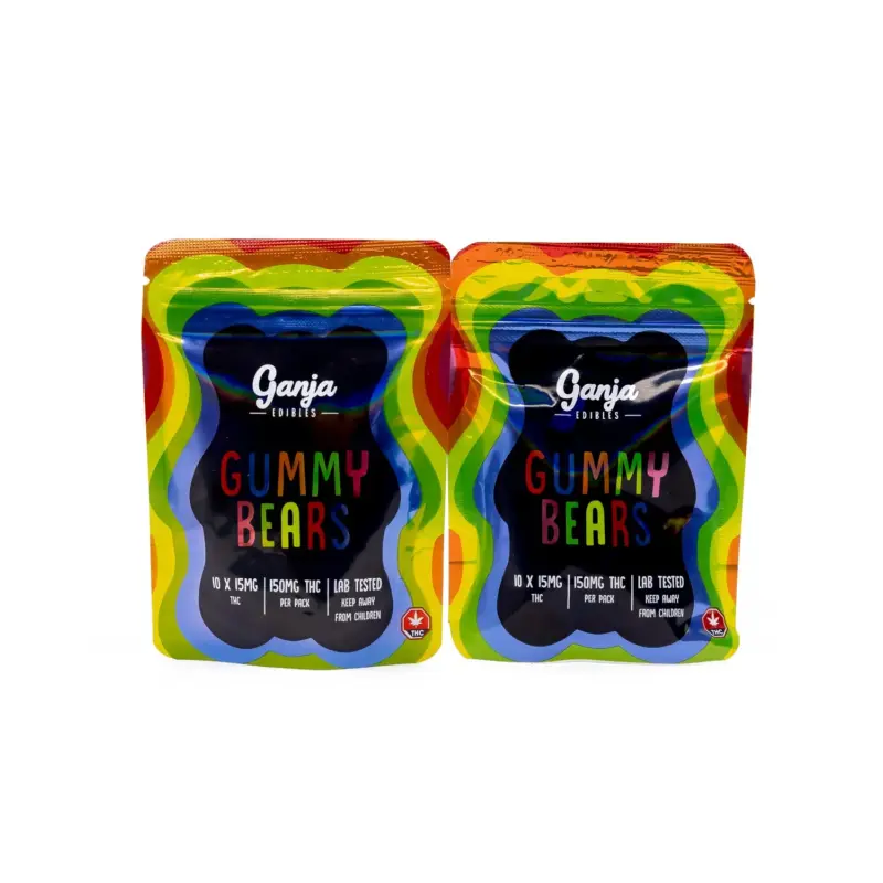 Ganja Bears (150mg THC) - Strawberry