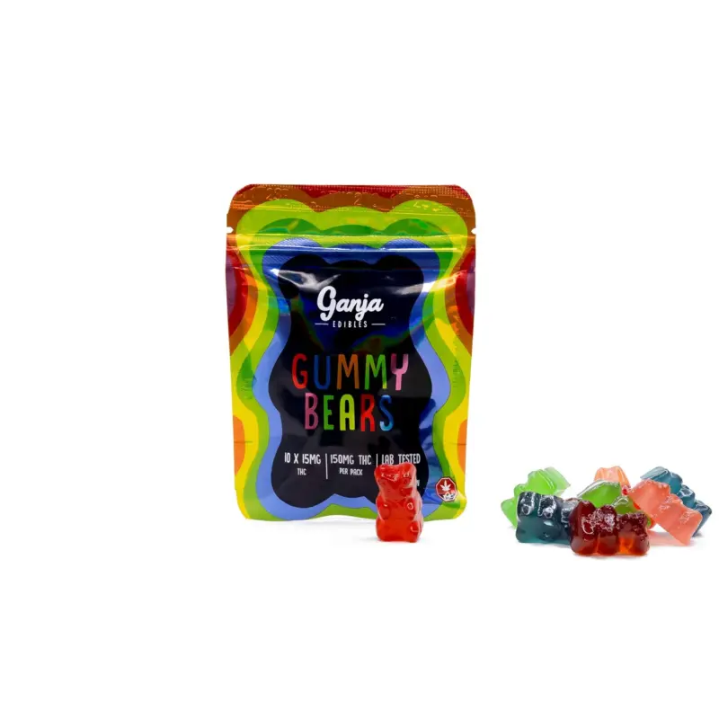 Ganja Bears (150mg THC) - Strawberry - Image 3