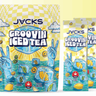 JACKS THC Powder Drink Mix - Groovin Iced Tea 1000mg