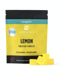 Twisted Extracts - Singles 160mg - Sour Lemon (CBD)