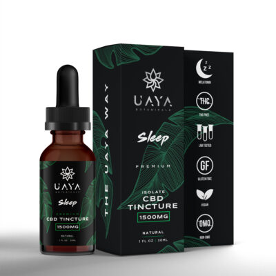 UAYA Tinctures 1500mg - CBD Sleep Isolate