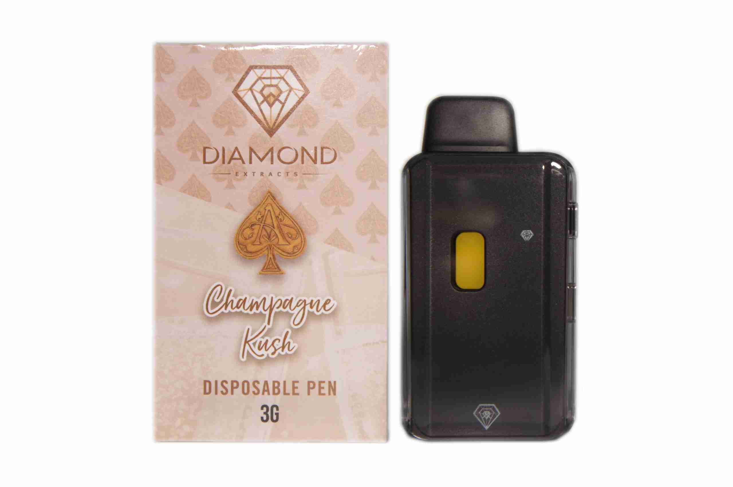 Diamond Disposable Vapes 3g - Champagne Kush (Hybrid)