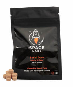 Space Labs - Chewable Sweet Mushroom Tabs - Social Dose (Fruit Punch 4 Grams)