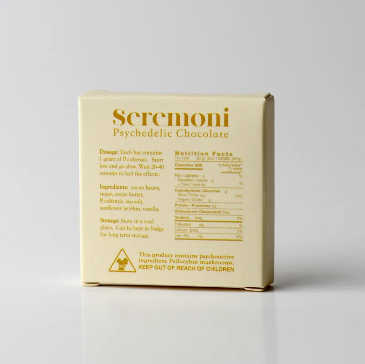 Seremoni Psilocybin Chocolate Bar (1000mg) - Sea Salt - Image 2