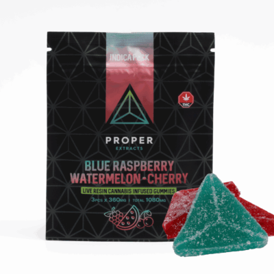Proper Extracts - 1080mg THC Gummies - Indica Pack