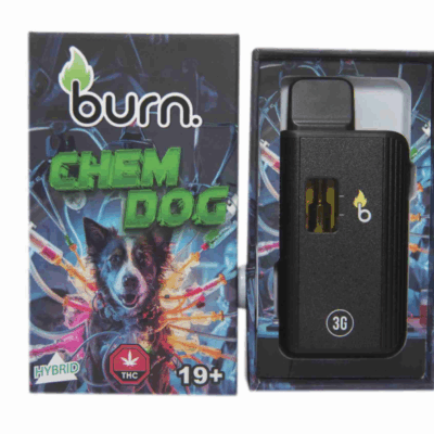 Burn Disposable Vape (3g) - Chem Dog (Hybrid)