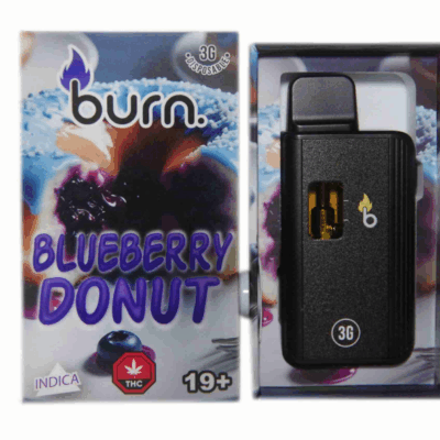 Burn Disposable Vape (3g) - Blueberry Donut (Indica)