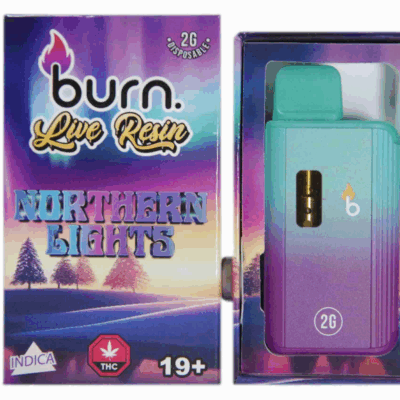 Burn Live Resin Vape (2g) - Northern Lights (Indica)