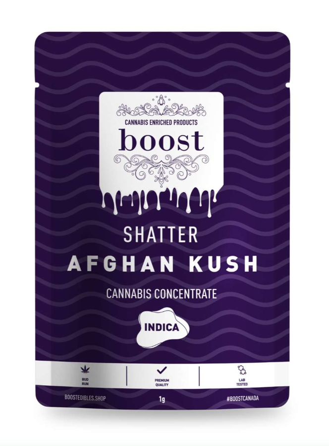 Boost 1g Shatter - Afghan Kush