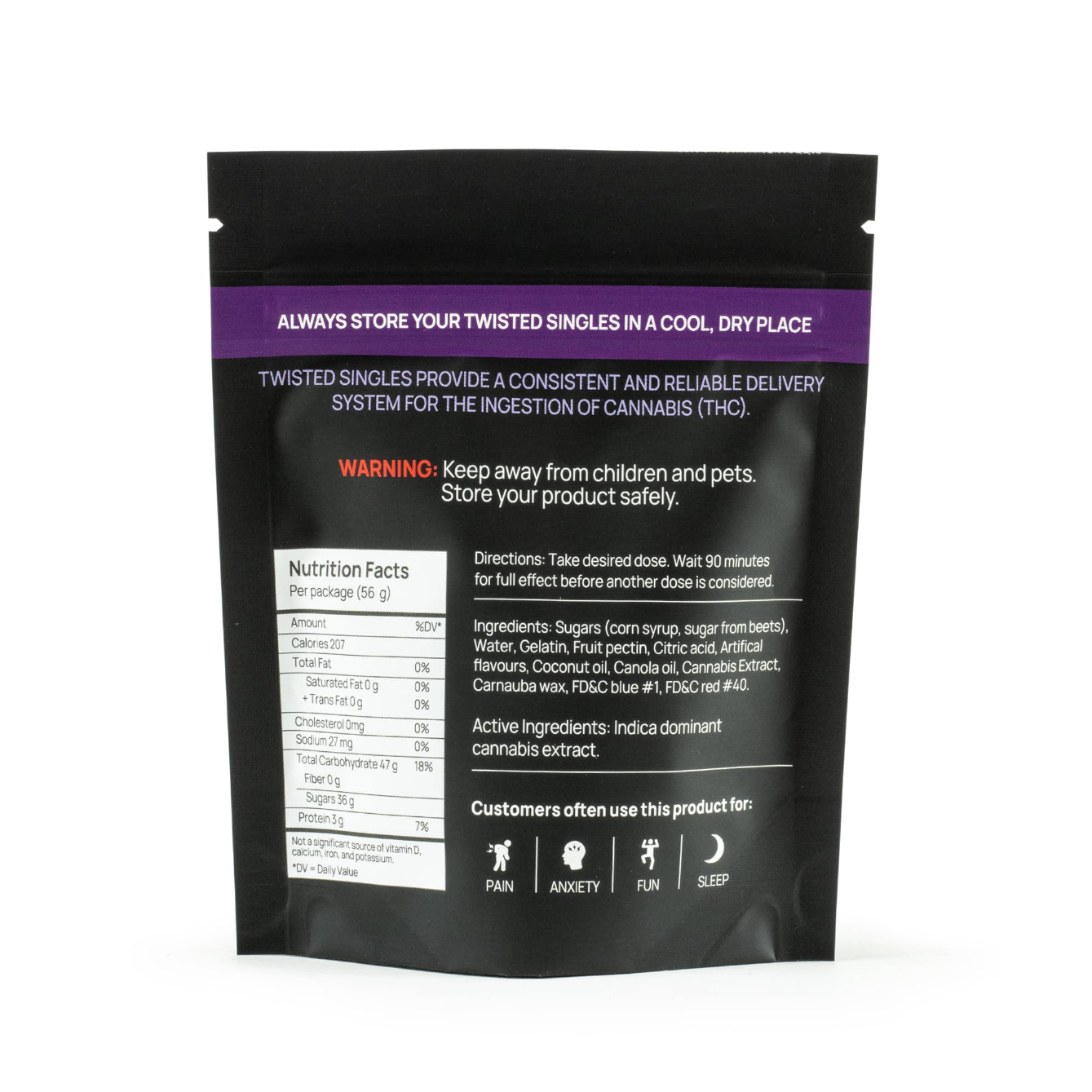 Twisted Extracts - Singles 160mg - Sour Grape (Indica) - Image 2